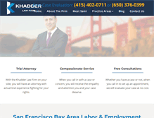 Tablet Screenshot of khadderlaw.com